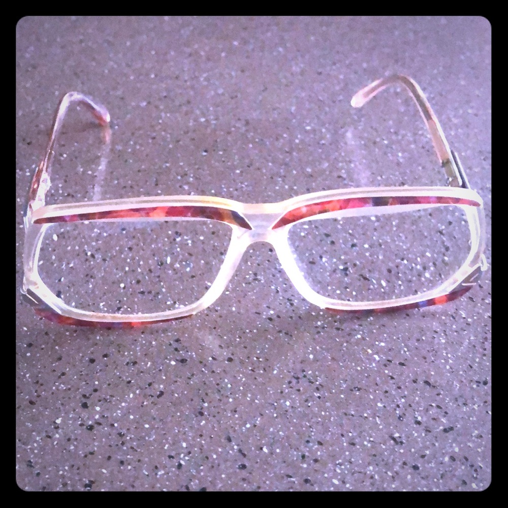 Stylish Pink and White Women's Glasses